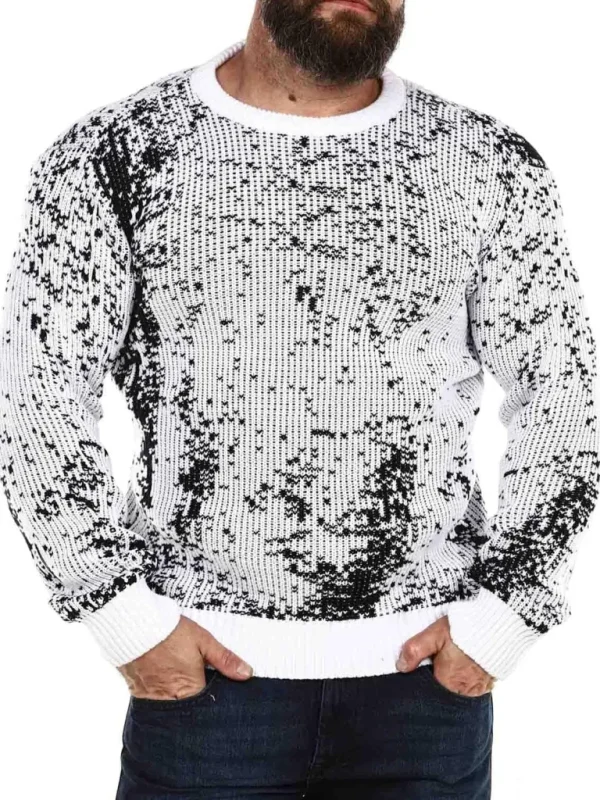 Gaston Strikket Troje - Hvid^Rusty Neal Sale