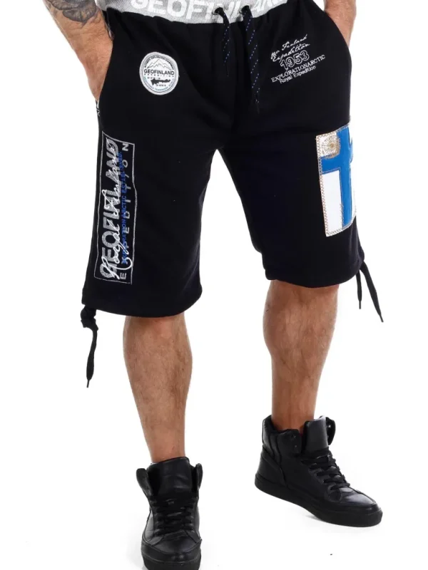 Geo Finland Bermuda Shorts - Sort^Geographical Norway Hot