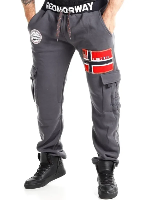 Geo Norway Cargo Sweatpants - Morkegra^Geographical Norway Cheap