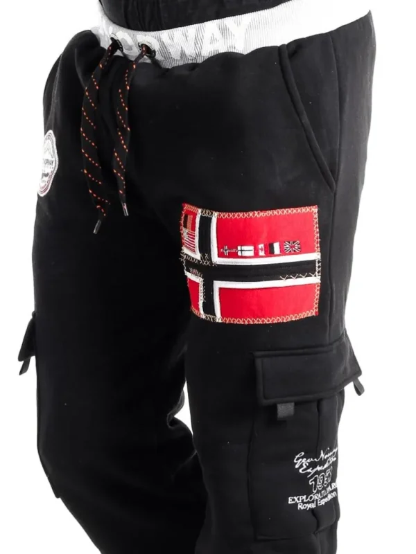 Geo Norway Cargo Sweatpants - Sort^Geographical Norway Discount