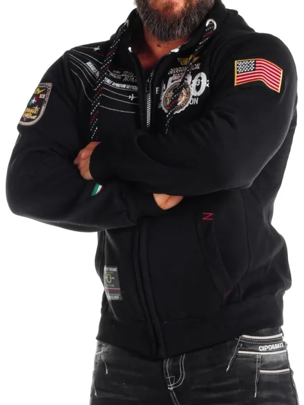 Geo Norway Faero Hoodie - Sort^Geographical Norway New