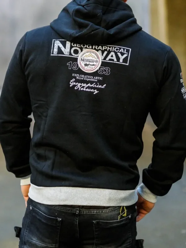Geo Norway Hoodie - Sort^Geographical Norway Best