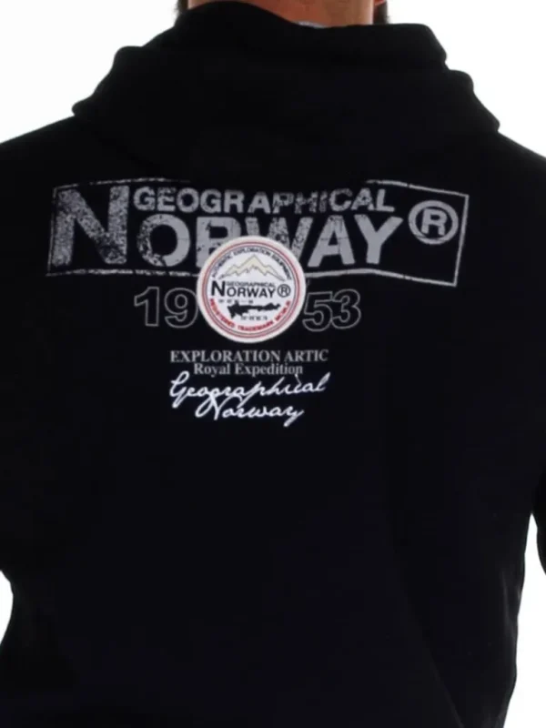 Geo Norway Hoodie - Sort^Geographical Norway Best