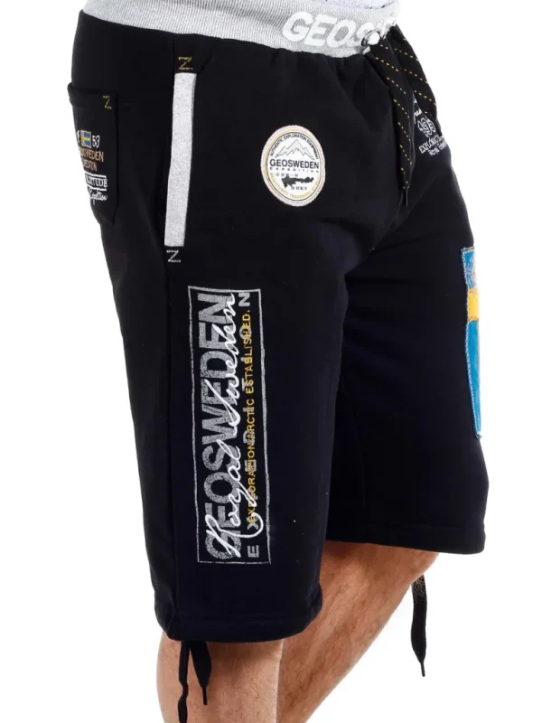 Geo Sweden Bermuda Shorts - Sort^Geographical Norway Flash Sale