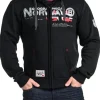 Gisland Geo Norway Hoodie - Sort^Geographical Norway Sale