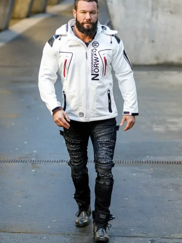 Glazer Softshelljakke - Hvid^Geographical Norway Discount