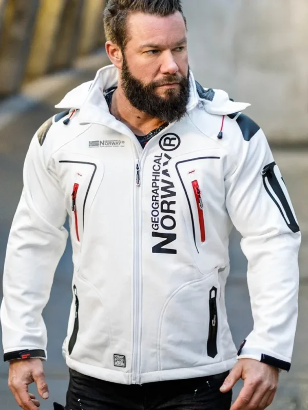 Glazer Softshelljakke - Hvid^Geographical Norway Discount