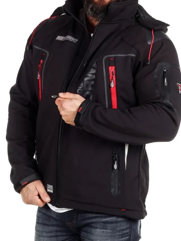Glazer Softshelljakke - Sort^Geographical Norway Online