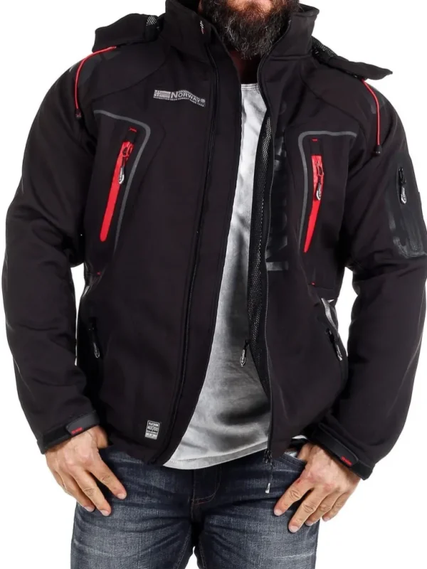 Glazer Softshelljakke - Sort^Geographical Norway Cheap