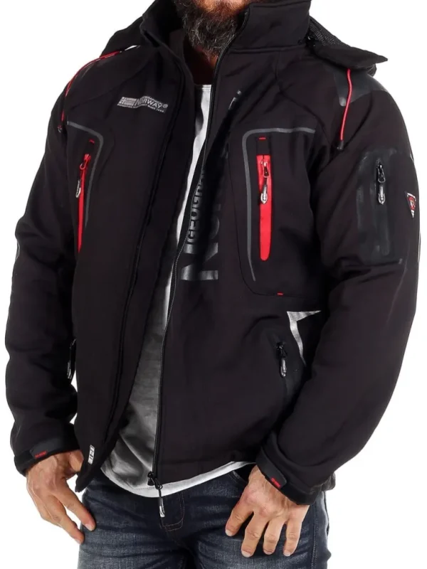 Glazer Softshelljakke - Sort^Geographical Norway Online