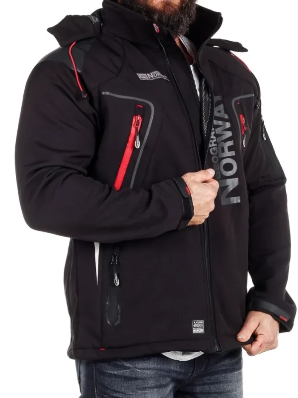 Glazer Softshelljakke - Sort^Geographical Norway Online