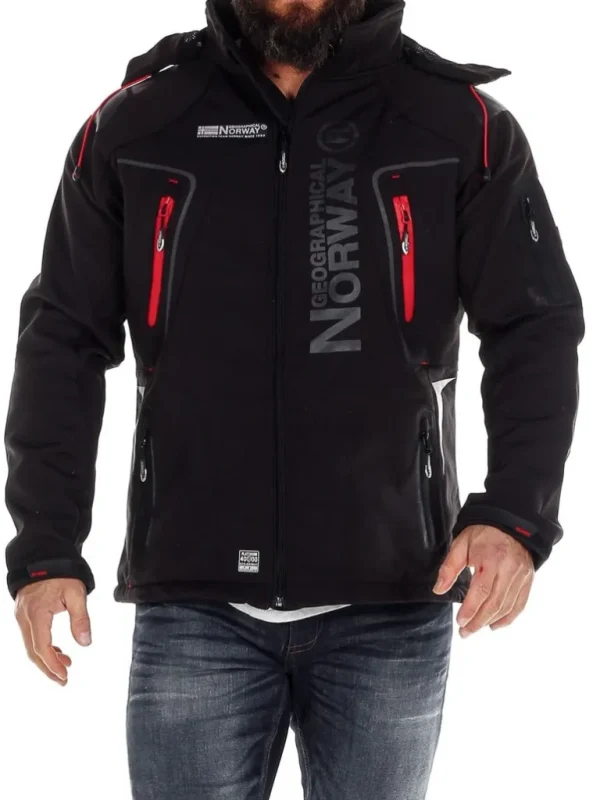 Glazer Softshelljakke - Sort^Geographical Norway Cheap