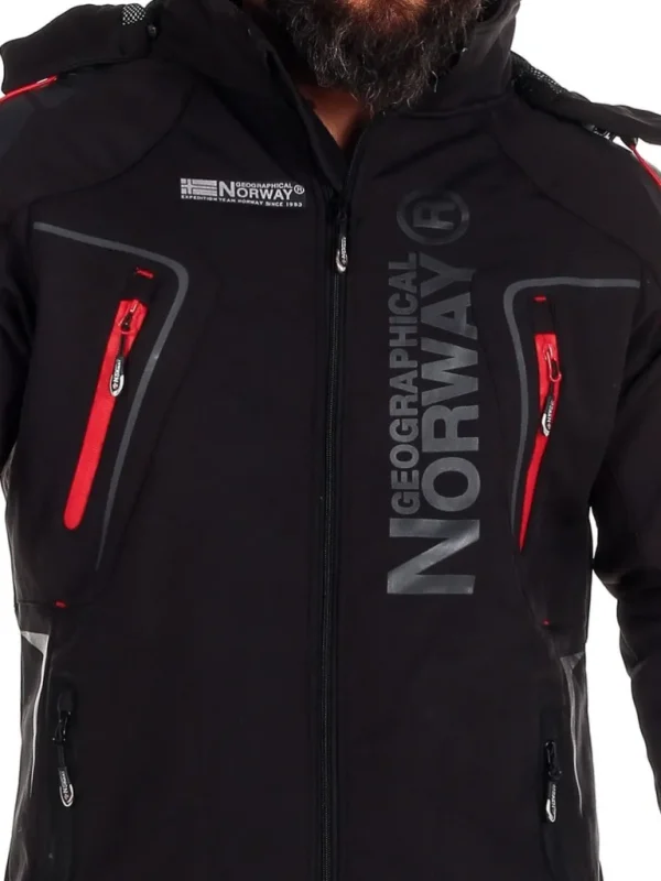 Glazer Softshelljakke - Sort^Geographical Norway Cheap