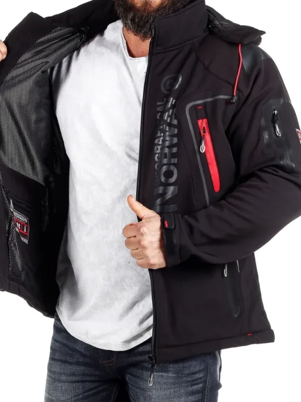 Glazer Softshelljakke - Sort^Geographical Norway Online