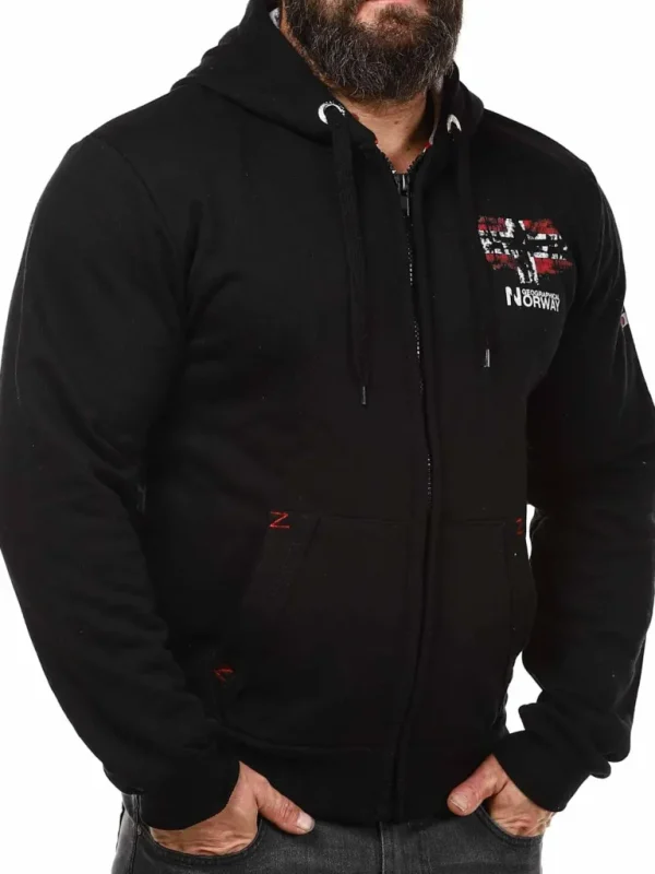 Gordon Geo Norway Hoodie - Sort^Geographical Norway Cheap