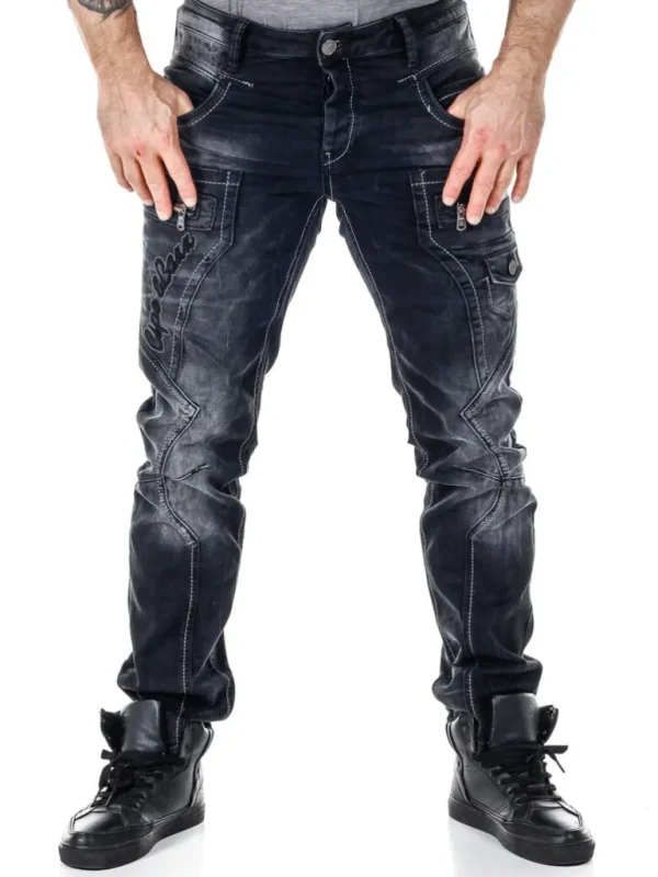 Hawkin Jeans - Sort^Cipo & Baxx Online