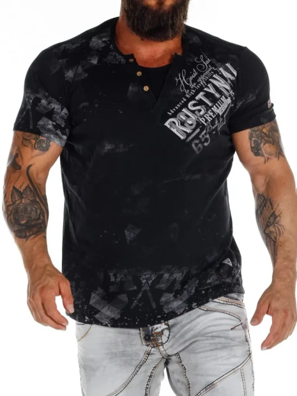 Hoist Sails T-Shirt - Sort^Rusty Neal Online