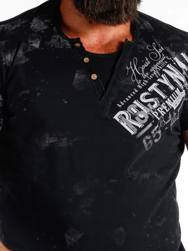 Hoist Sails T-Shirt - Sort^Rusty Neal Online