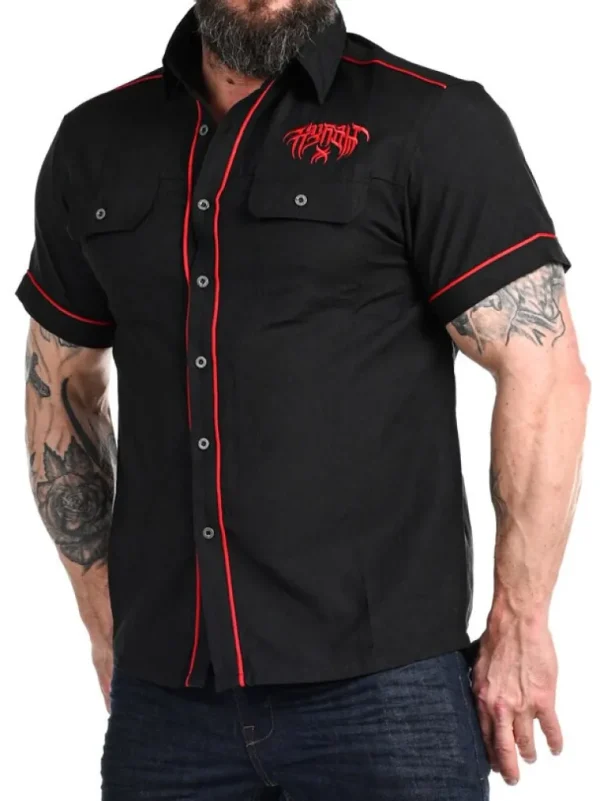 Ace Of Spades Skjorte - Sort^Hyraw Hot