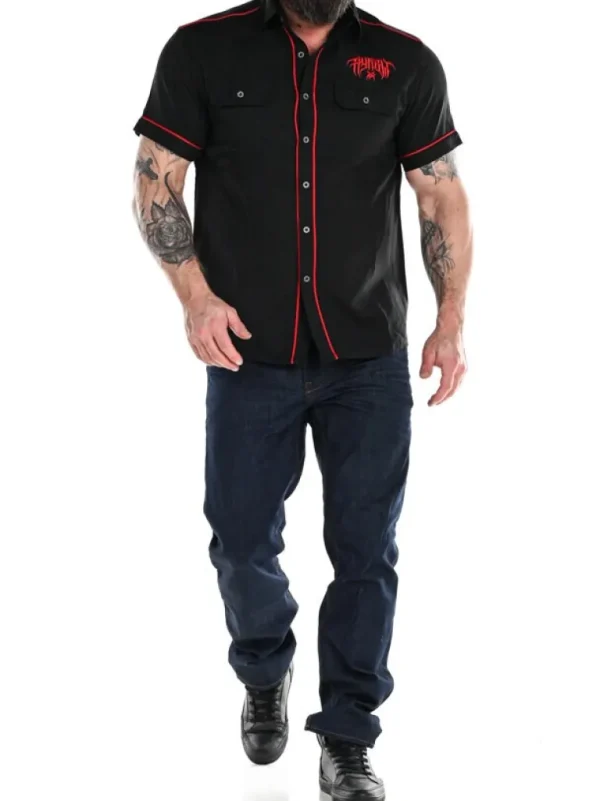 Ace Of Spades Skjorte - Sort^Hyraw Hot