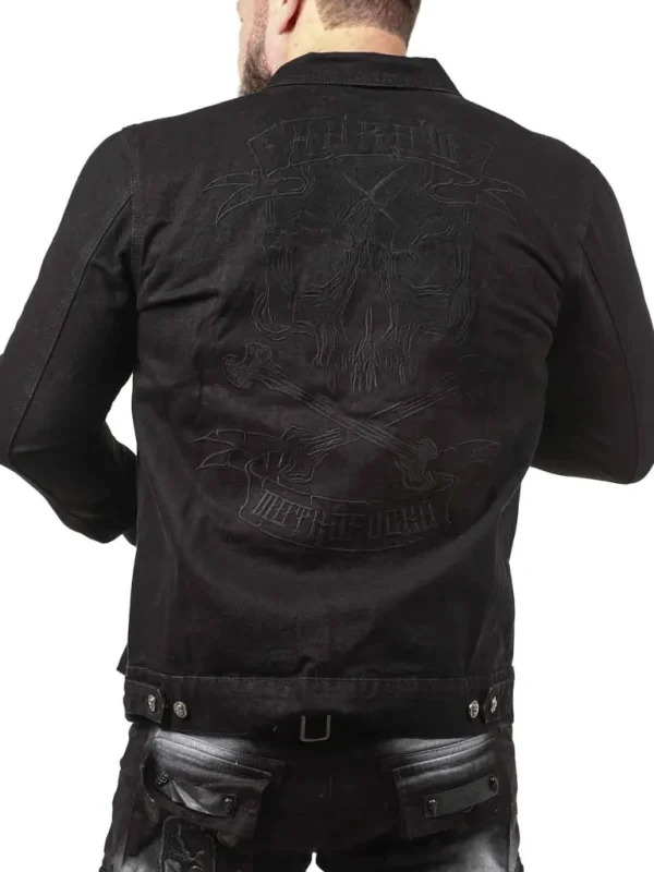 Death Shadow Jeansjakke - Musta^Hyraw Online