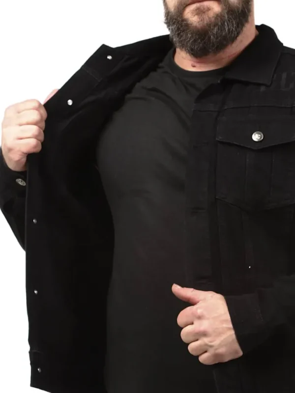 Death Shadow Jeansjakke - Musta^Hyraw Online