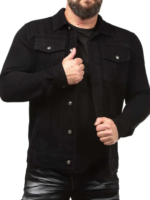 Death Shadow Jeansjakke - Musta^Hyraw Online