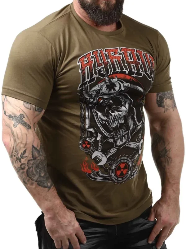 Helmet T-Shirt - Khaki^Hyraw New