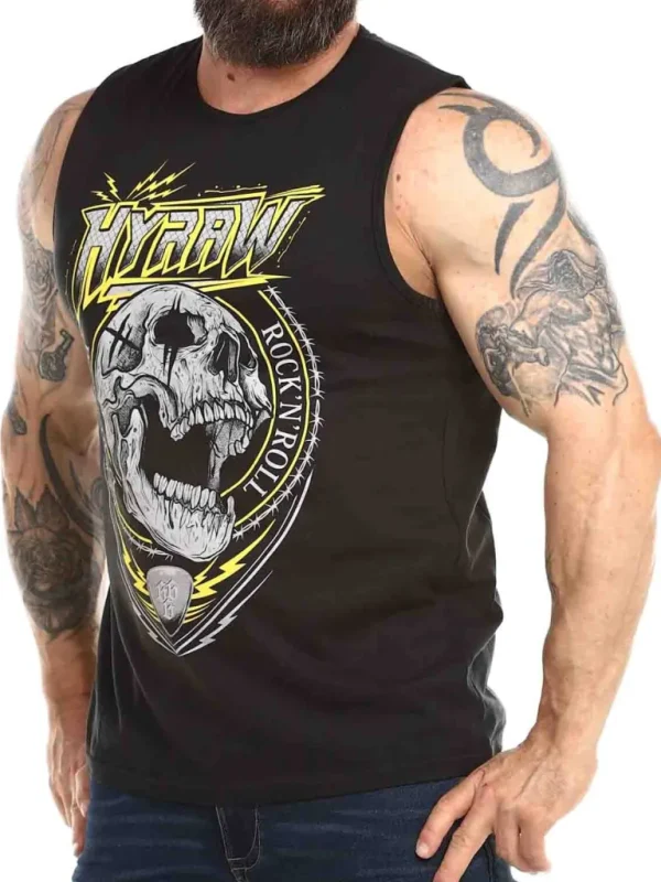 Rock N Roll Tanktop - Sort^Hyraw Cheap