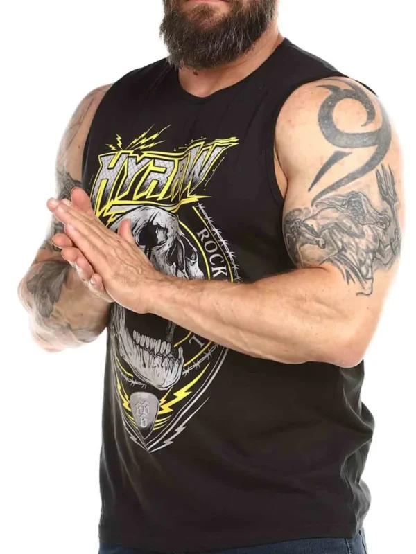 Rock N Roll Tanktop - Sort^Hyraw Cheap