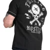 Skull Cross Skjorte - Sort^Hyraw Cheap