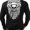 Skull Wings Longsleeve - Sort^Hyraw Clearance