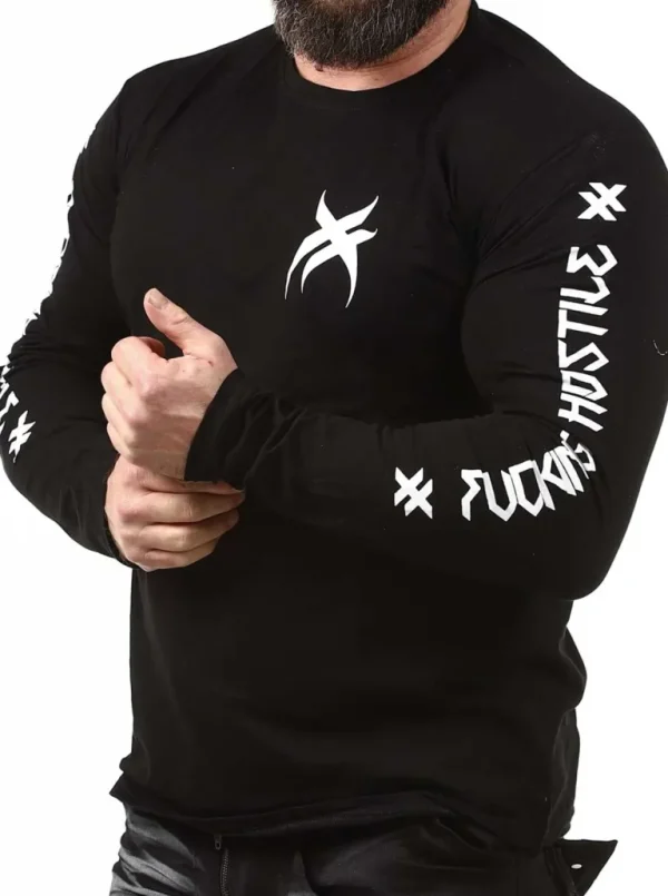 Skull Wings Longsleeve - Sort^Hyraw Clearance