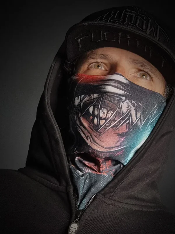 Slashed Halstorklaede - Bla/Rod^Hyraw Outlet