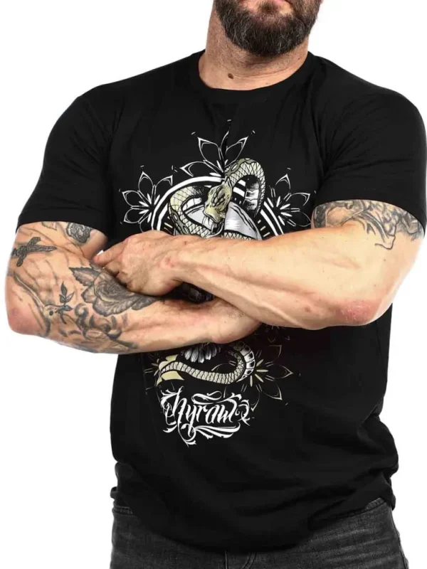 Snake Of Death T-Shirt - Sort^Hyraw Store