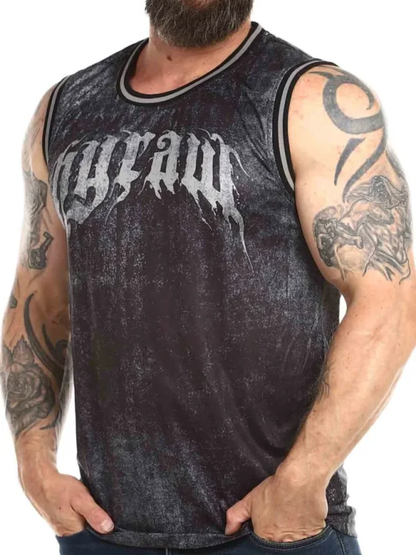War Demon Tanktop - Sort/Gra^Hyraw Best Sale