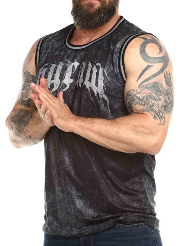 War Demon Tanktop - Sort/Gra^Hyraw Best Sale