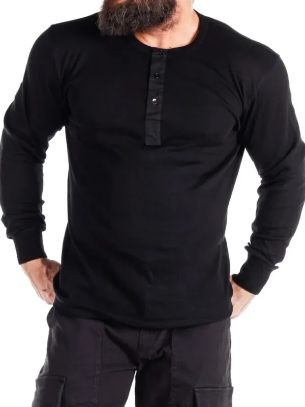 Grandad Longsleeve - Sort^Jbs Cheap