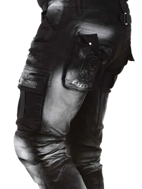 Jethro Jeans - Sort/Hvid^Kingz Hot