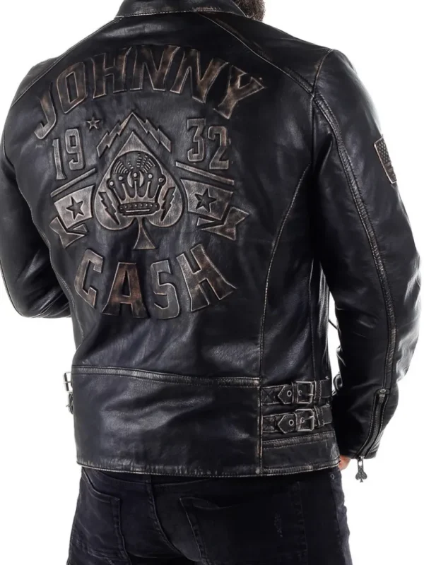 Johnny Cash Skindjakke - Sort^Gipsy Cheap