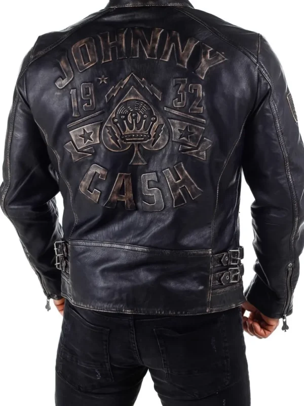 Johnny Cash Skindjakke - Sort^Gipsy Flash Sale