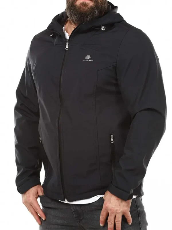 Kyoto Softshelljakke - Morkegra^Cipo & Baxx Outlet