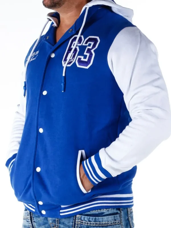 Los Angeles Collegejacke - Bla/Hvid^Rusty Neal Clearance