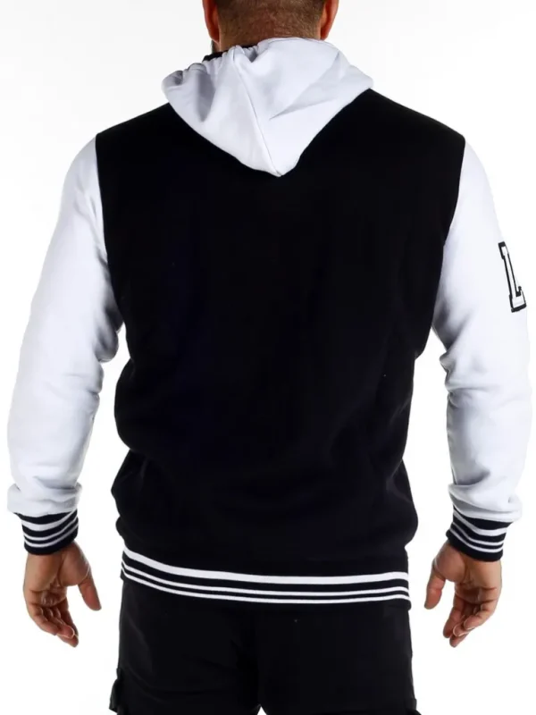 Los Angeles Collegejakke - Sort/Hvid^Rusty Neal Sale