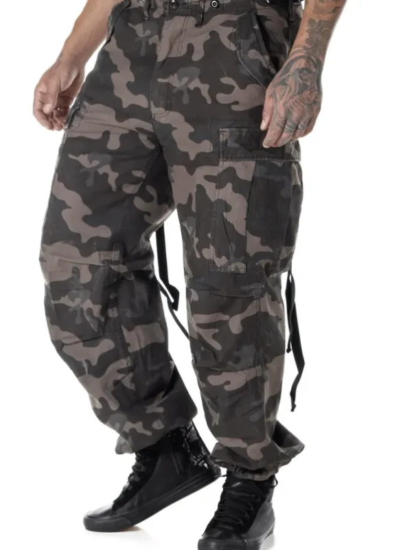 M-65 Vintage Cargobukser - Dark Camo^Brandit Cheap