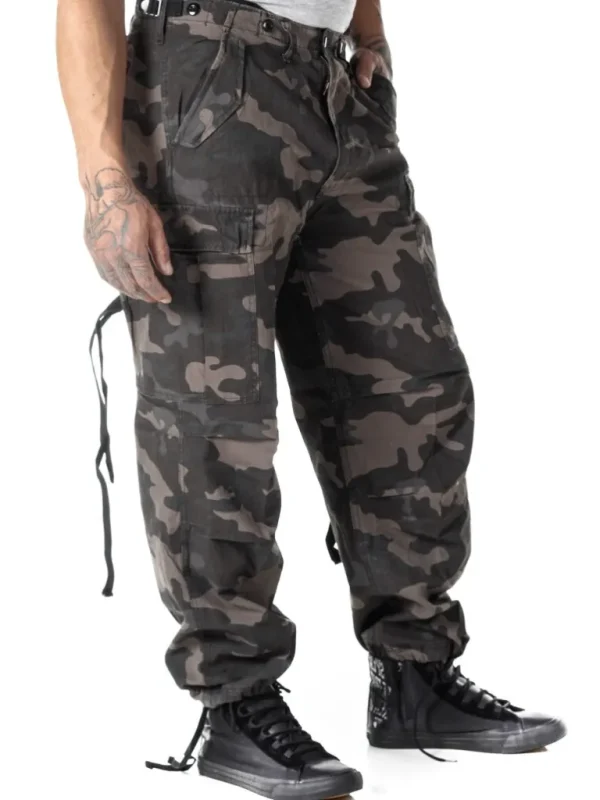 M-65 Vintage Cargobukser - Dark Camo^Brandit Cheap