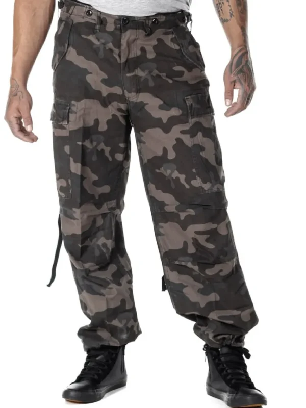 M-65 Vintage Cargobukser - Dark Camo^Brandit Best