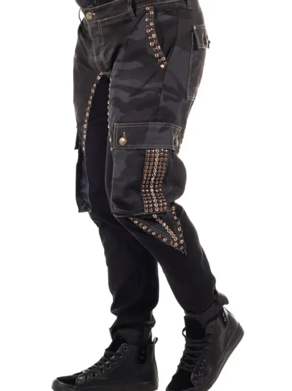 Marshal Jeans - Sort/Camo^Kingz Fashion