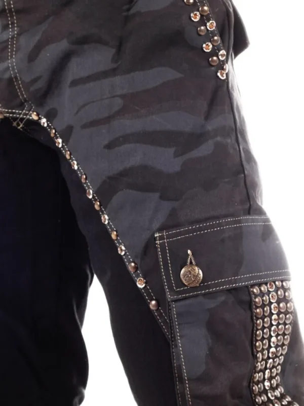 Marshal Jeans - Sort/Camo^Kingz Fashion
