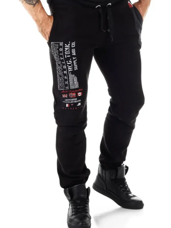 Merinos Geo Norway Sweatpants - Sort^Geographical Norway Sale